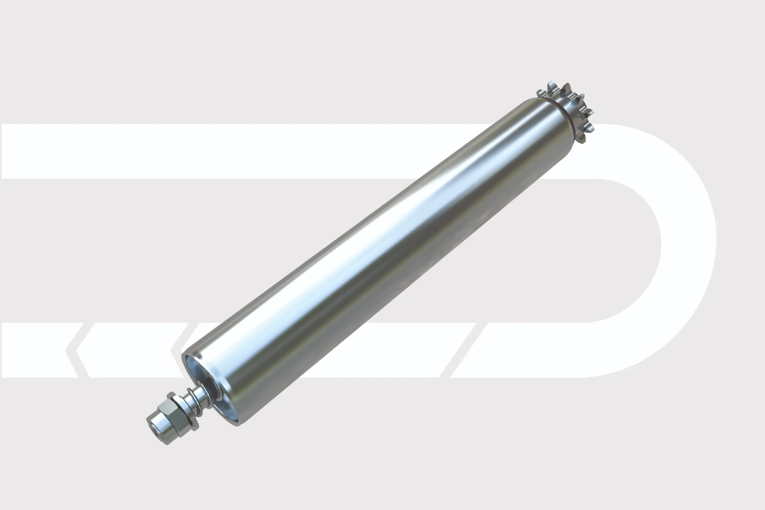 Single Sprocket Accumulation Conveyor Rollers - Internal Thread